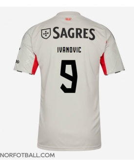 Billige Fotballdrakt Benfica Franjo Ivanovic #9 Replika Bortedrakt 2025-26 Kortermet Billige Fotballdrakt Benfica Franjo Ivanovic #9 Replika Bortedrakt 2025-26 Kortermet